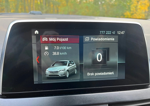 BMW Seria 2 cena 52900 przebieg: 226680, rok produkcji 2018 z Goleniów małe 781